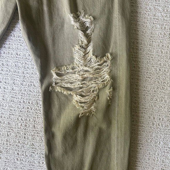 R13 Cross Over Jean - Moss Green Sz 29 - Picture 10 of 13
